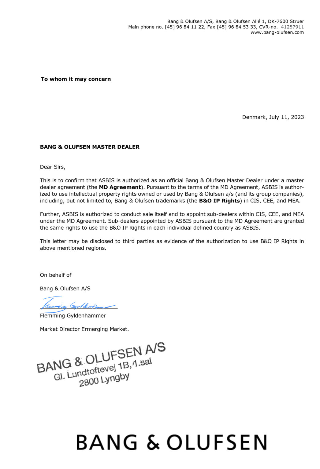 Microsoft Word - Authorisation Letter 2023  .docx